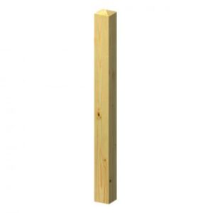 Poteau de clôture en bois